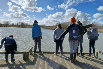 Young People's Forum at Cambourne Nature Reserve by Rebecca Neal