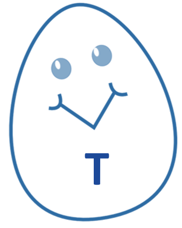 Blue T egg