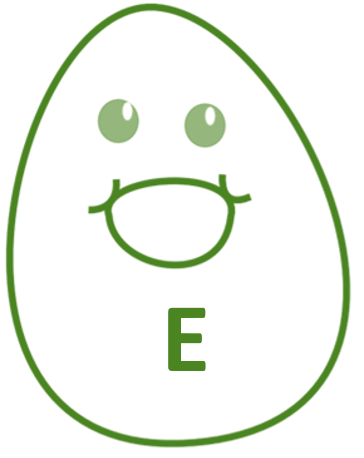 Green E egg