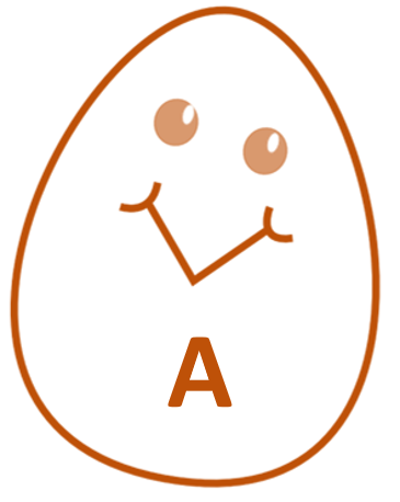 Orange A egg