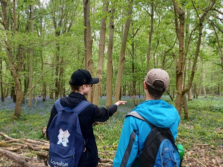 Young People's Forum members at Waresley and Gransden Woods by Rebecca Neal