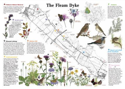 Fleam Dyke map + info