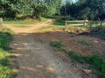 Cambourne path crossroads by Mark Ricketts