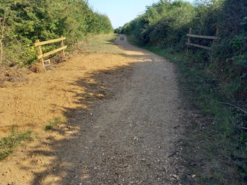 Cambourne path over culvert by Mark Ricketts