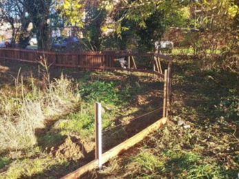 Fencing in need of replacement Cut-throat Meadow, Aidan Matthews