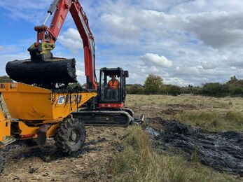 Upwood meadows pond restoration