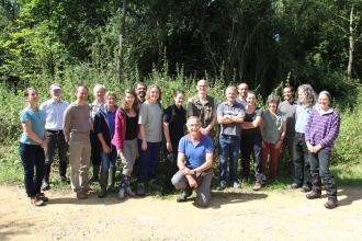 Ecology Group volunteers at Brampton Wood NR