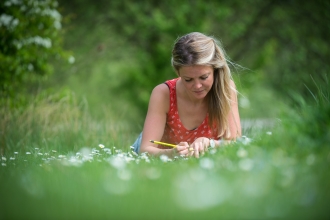 Woman in a field