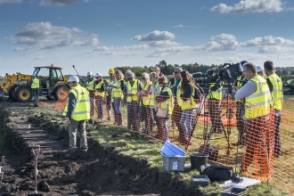 Spitfire excavation by Mark Williams