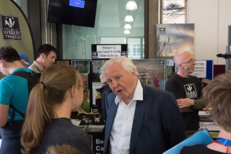 Sir David Attenborough by Fiona Gilsenan