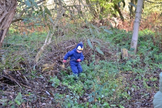 Child outdoors