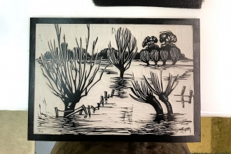 Lino print