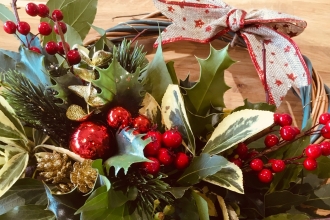 Festive wreath
