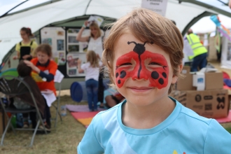 Cambourne to be Wild 2019 face painting - Sophie Busch