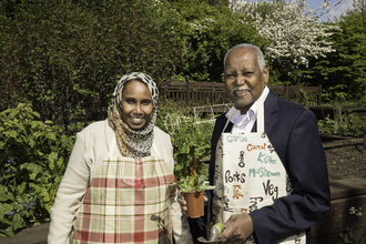 volunteers at at Crane Park