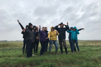 Wildlife Trust BCN staff at Great Fen