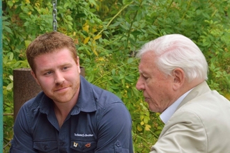 Joel Ashton and David Attenborough