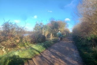 Volunteers on greenway