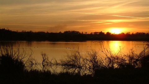 Sunset over Pitsford