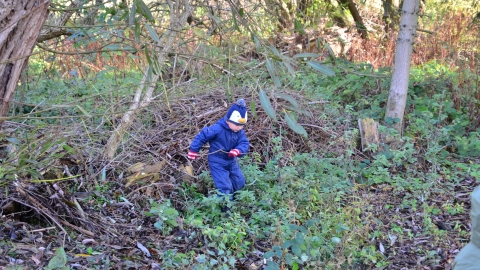 Child outdoors