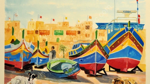 Painting by Charles Bezzina
