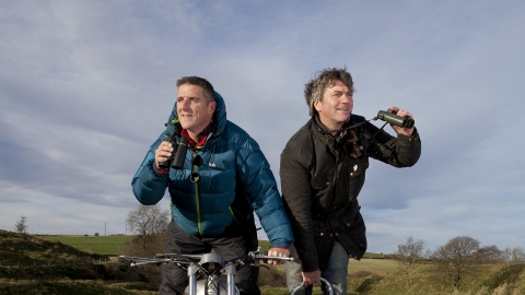 Martin Hughes-Game and Iolo Williams