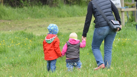 Children walking