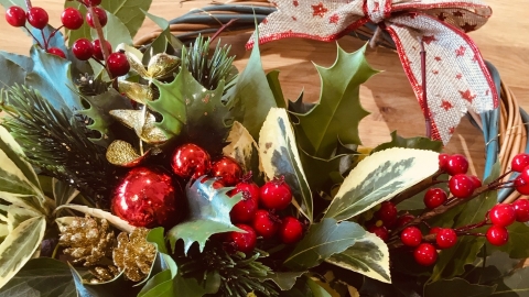 Festive wreath