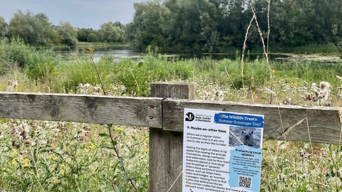 Summer Leys Trail Sign
