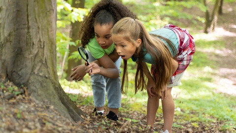Kids spending time together in nature from freepik.com