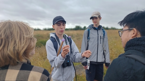 YPF members leading a guided walk