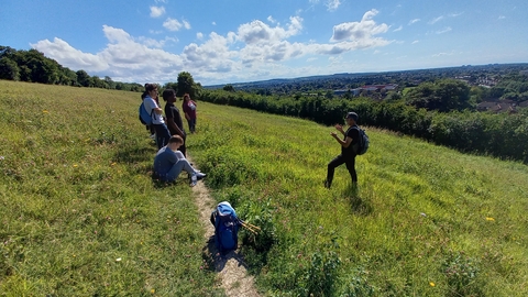 People enjoying views in Luton