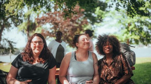 Women sitting together by Samuel Peter from pexels.com