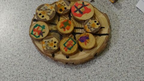 Wooden Christmas craft item