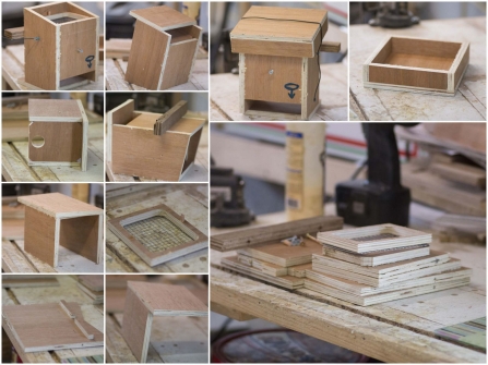 A visual step-by-step of a dormouse house build