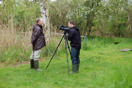 Filming with BBC Look East by Caroline Fitton