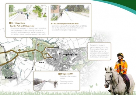 A page from the Melbourn Greenway Proposal document