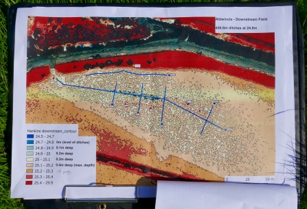 Lidar map Peartree Farm by Caroline Fitton