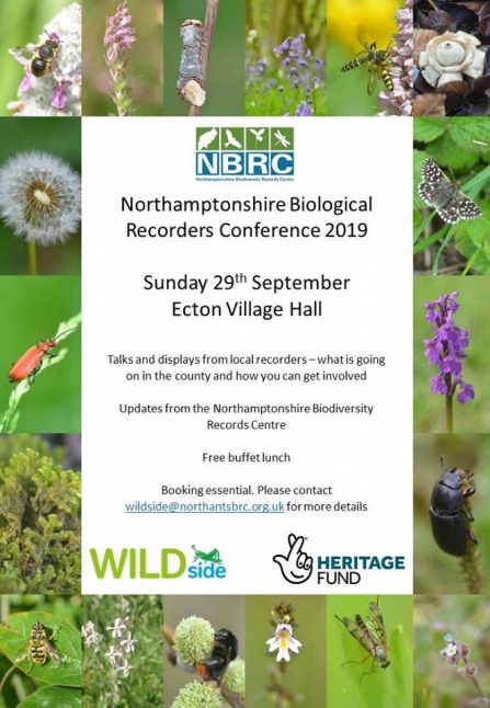 Poster for Northants Biological Rercorders Conference