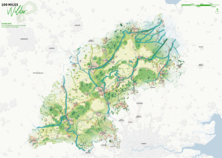 OxCam Vision Map - 100 Miles Wilder