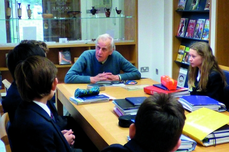 Ioan F Thomas working as a biology teacher at Oundle School