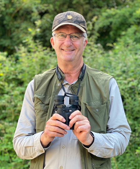 Hedley Wright collects his Photography Competition 2021 Opticron prize