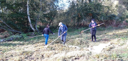 Youth Rangers Raking Coopers