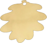 Brass (Gold) Celebration Tree leaf