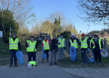 Beds vols litterpicking Sarah Cowling