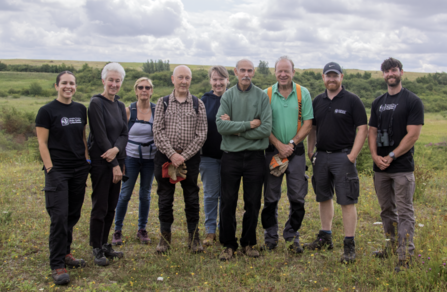 Dogsthorpe Star Pit staff and vols, Tim Burke centre; by Holly Wilkinson