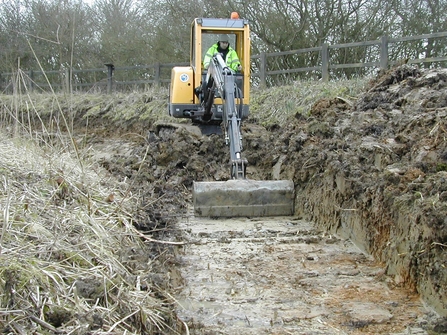 Digging Dragonfly Pond 2012