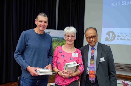 Sian and David Johnston and Sir Partha Dasgupta