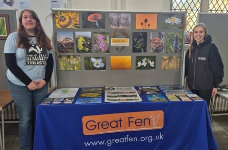 Interns at a Great Fen stall