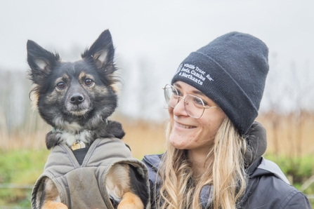 Woman & dog